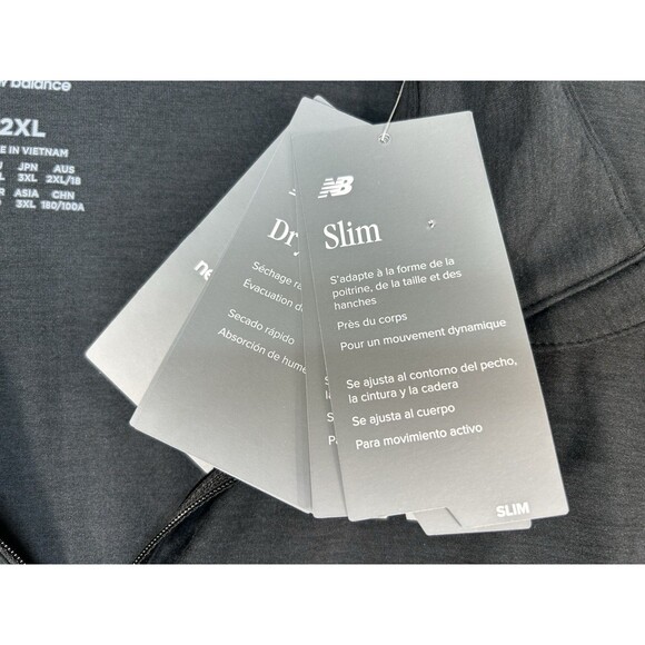 New Balance Women's 2XL Black Lightweight 1/4 Zip Pullover Slim Fit Fast Drying - Picture 6 of 10